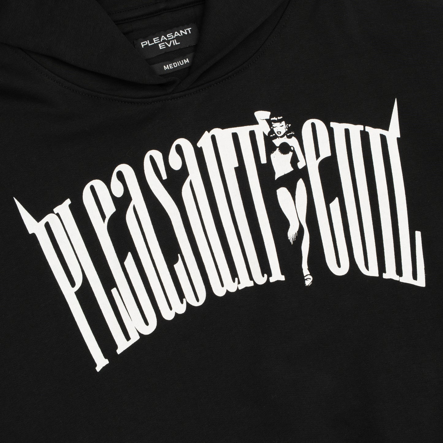UNIVERSITY LOGO HOODIE BLACK