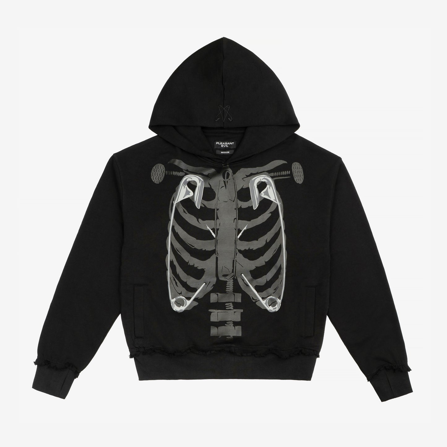 SKELETON HOODIE BLACK