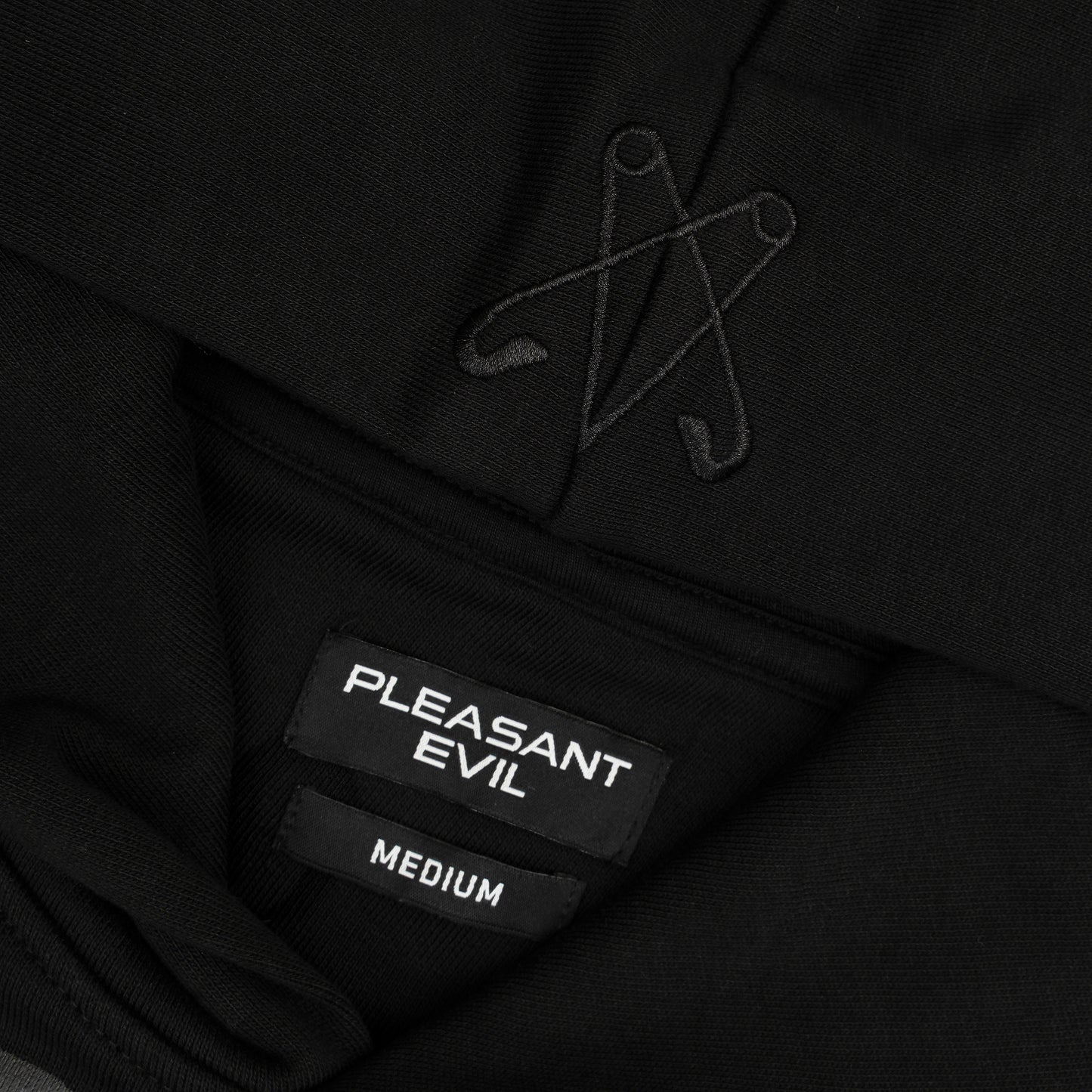UNIVERSITY LOGO HOODIE BLACK