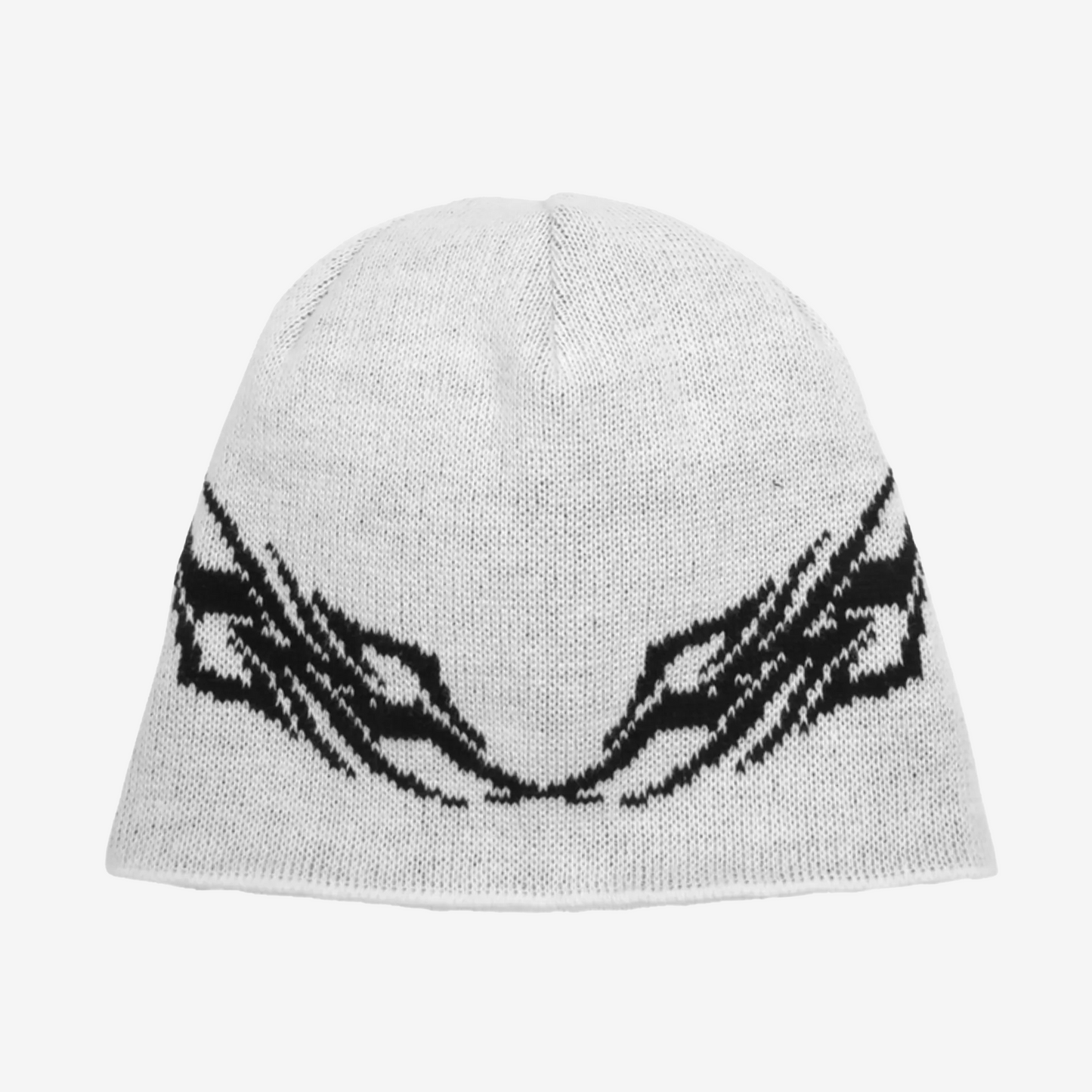 TRIBAL BEANIE WHITE