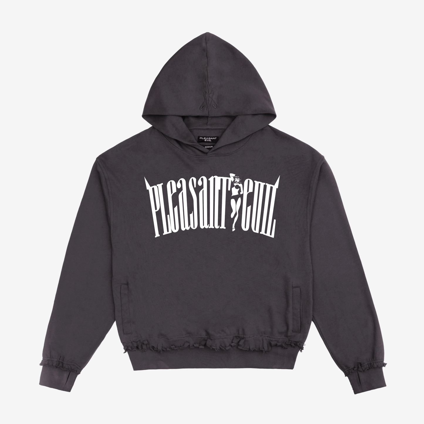 UNIVERSITY LOGO HOODIE ANTHRACITE