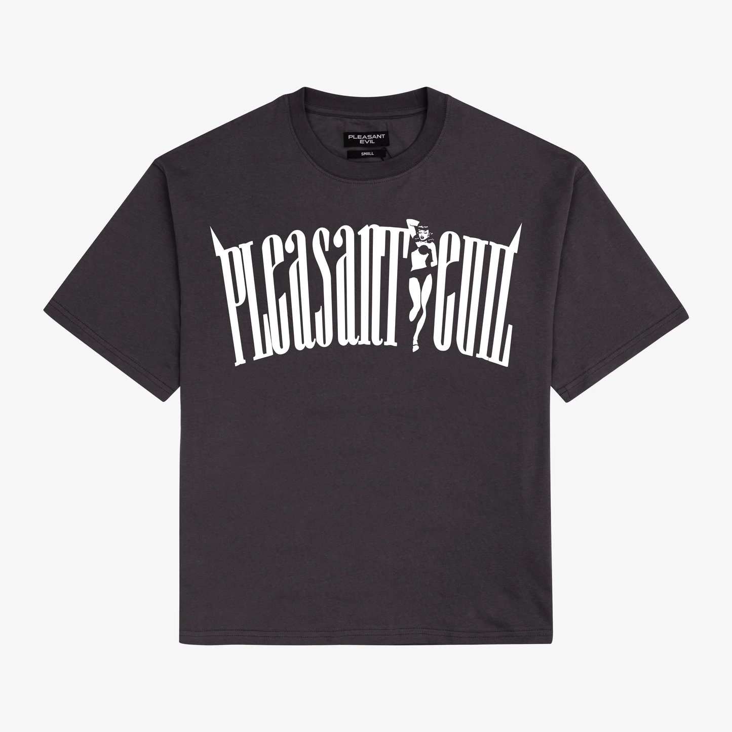 UNIVERSITY LOGO TEE ANTHRACITE