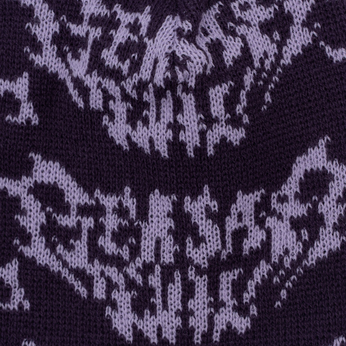 METAL LOGO BEANIE PURPLE