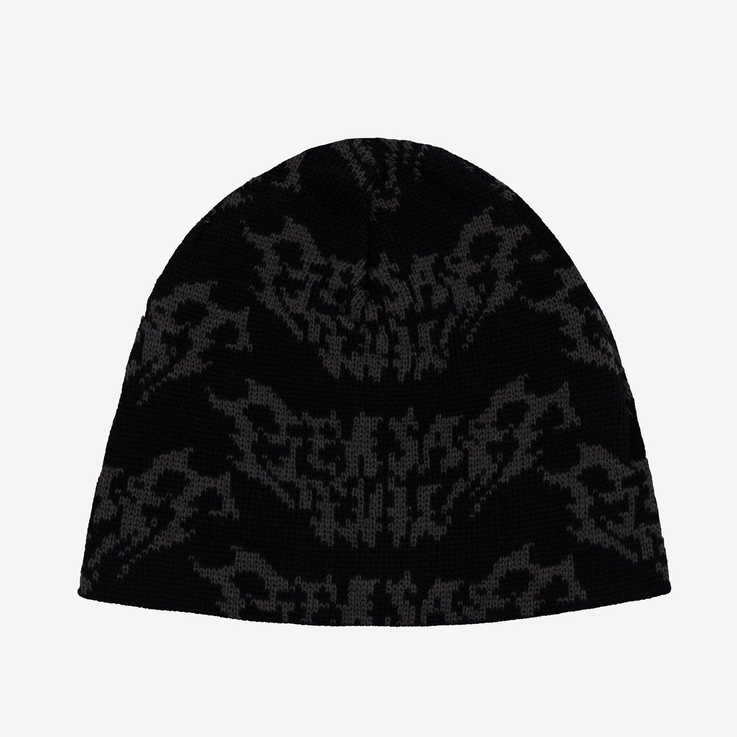 METAL LOGO BEANIE BLACK