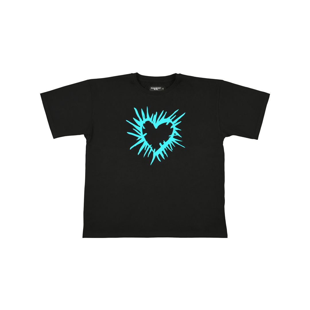 Hurt Tee Cyan