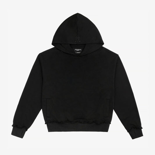 BLANK BLACK HOODIE