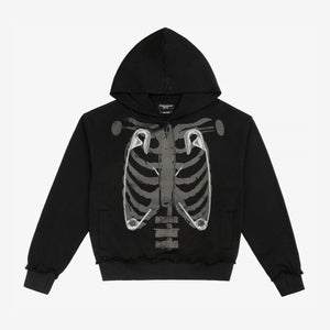 SKELETON HOODIE BLACK