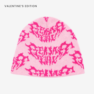 METAL LOGO CANDY BEANIE