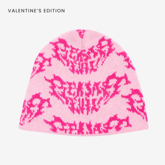 METAL LOGO CANDY BEANIE