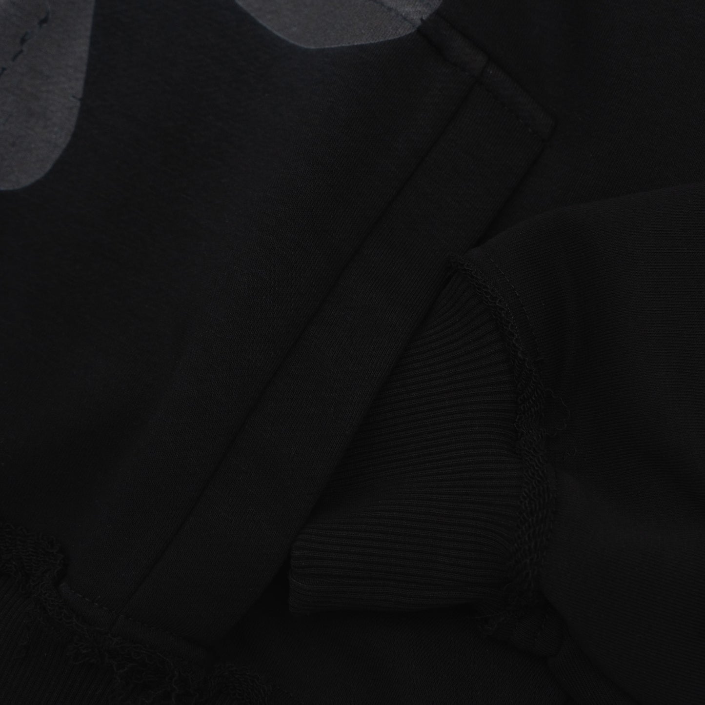 CROSS ZIP HOODIE GREY