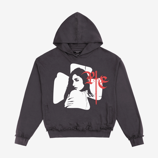 CROSS HOODIE ANTHRACITE