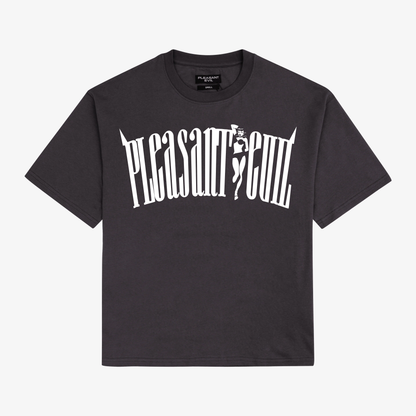 UNIVERSITY LOGO TEE ANTHRACITE
