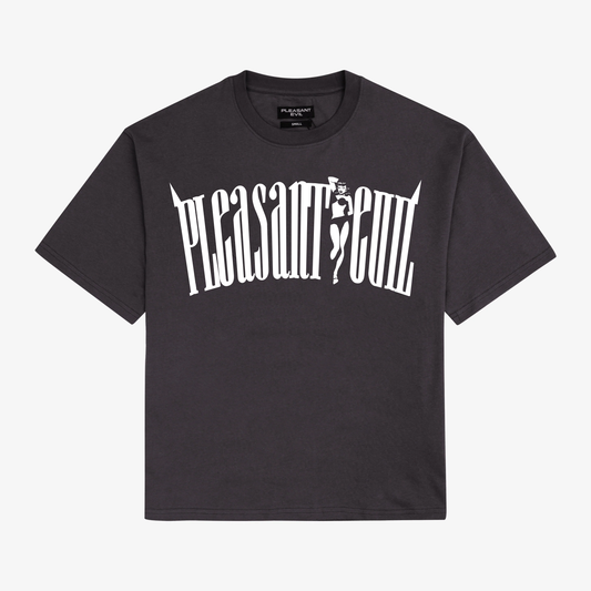 UNIVERSITY LOGO TEE ANTHRACITE