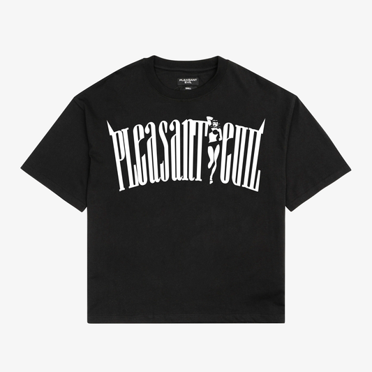 UNIVERSITY LOGO TEE BLACK