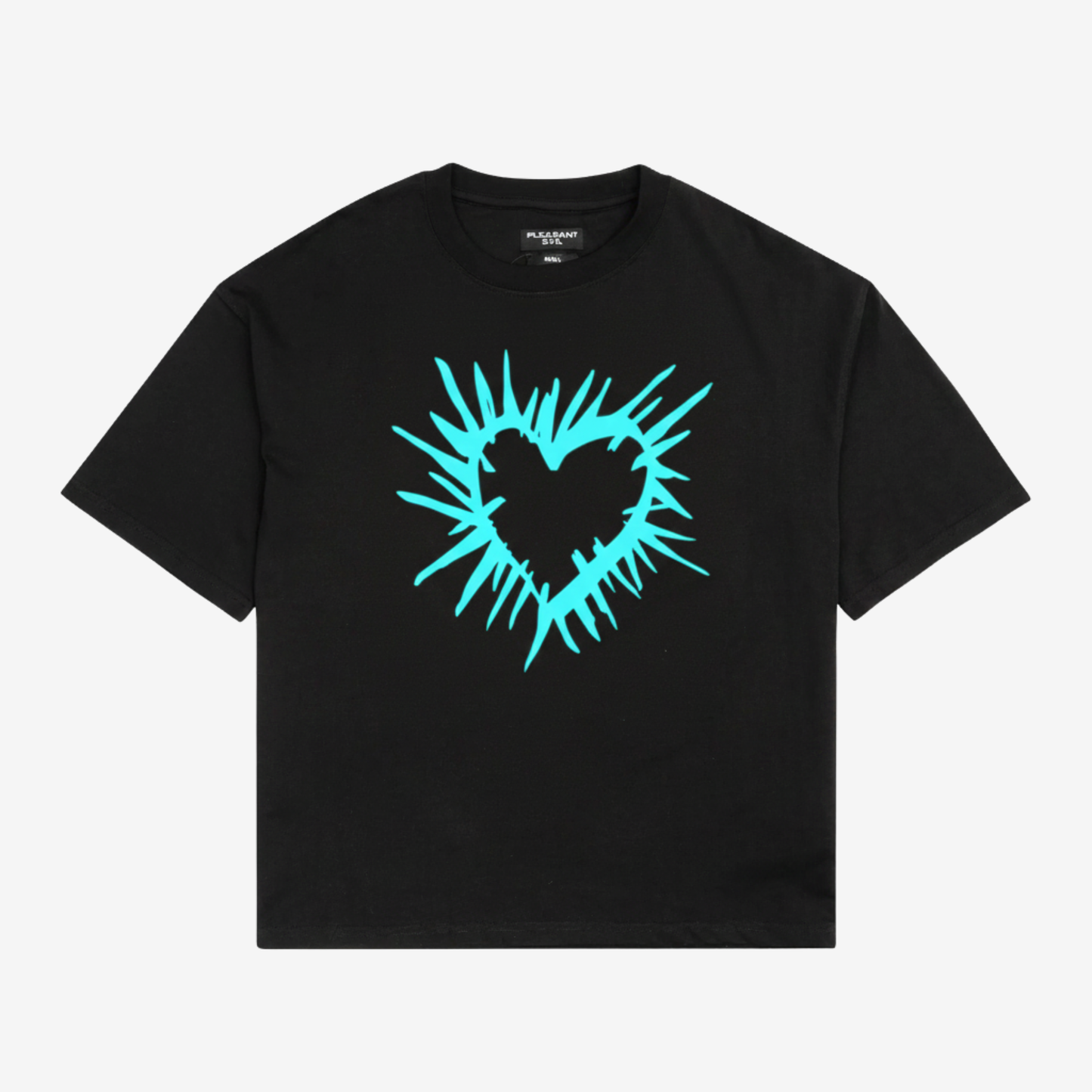 Hurt Tee Cyan