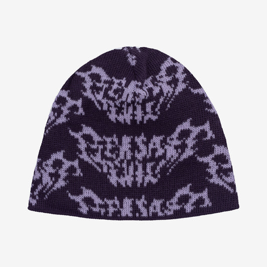 METAL LOGO BEANIE PURPLE