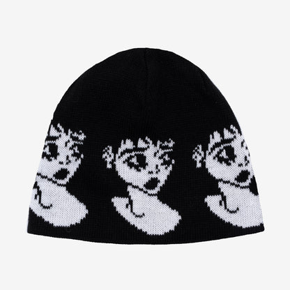 EMO BEANIE BLACK