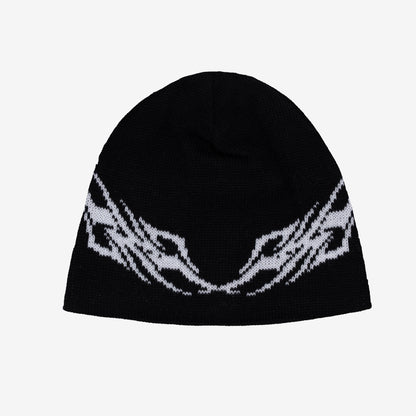 TRIBAL BEANIE BLACK