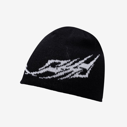 TRIBAL BEANIE BLACK