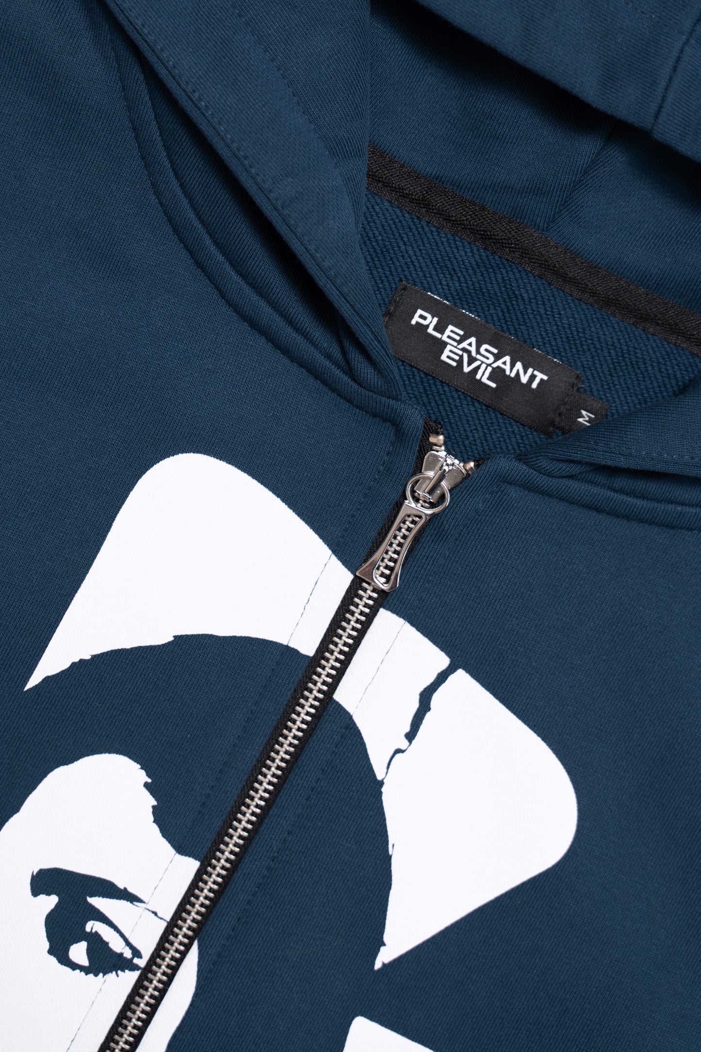 Cross Zip Hoodie Grey