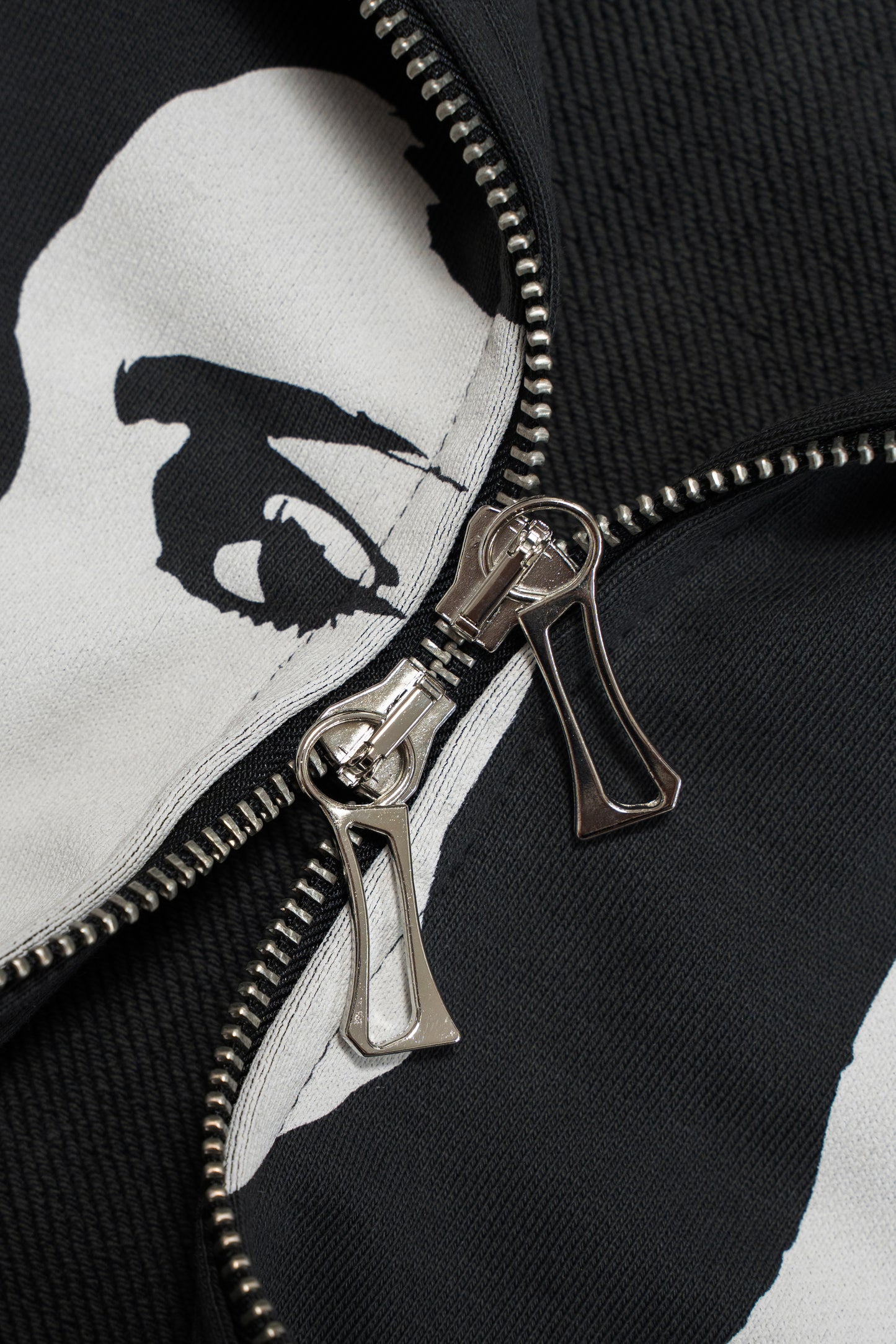 CROSS ZIP HOODIE SLATE GREY