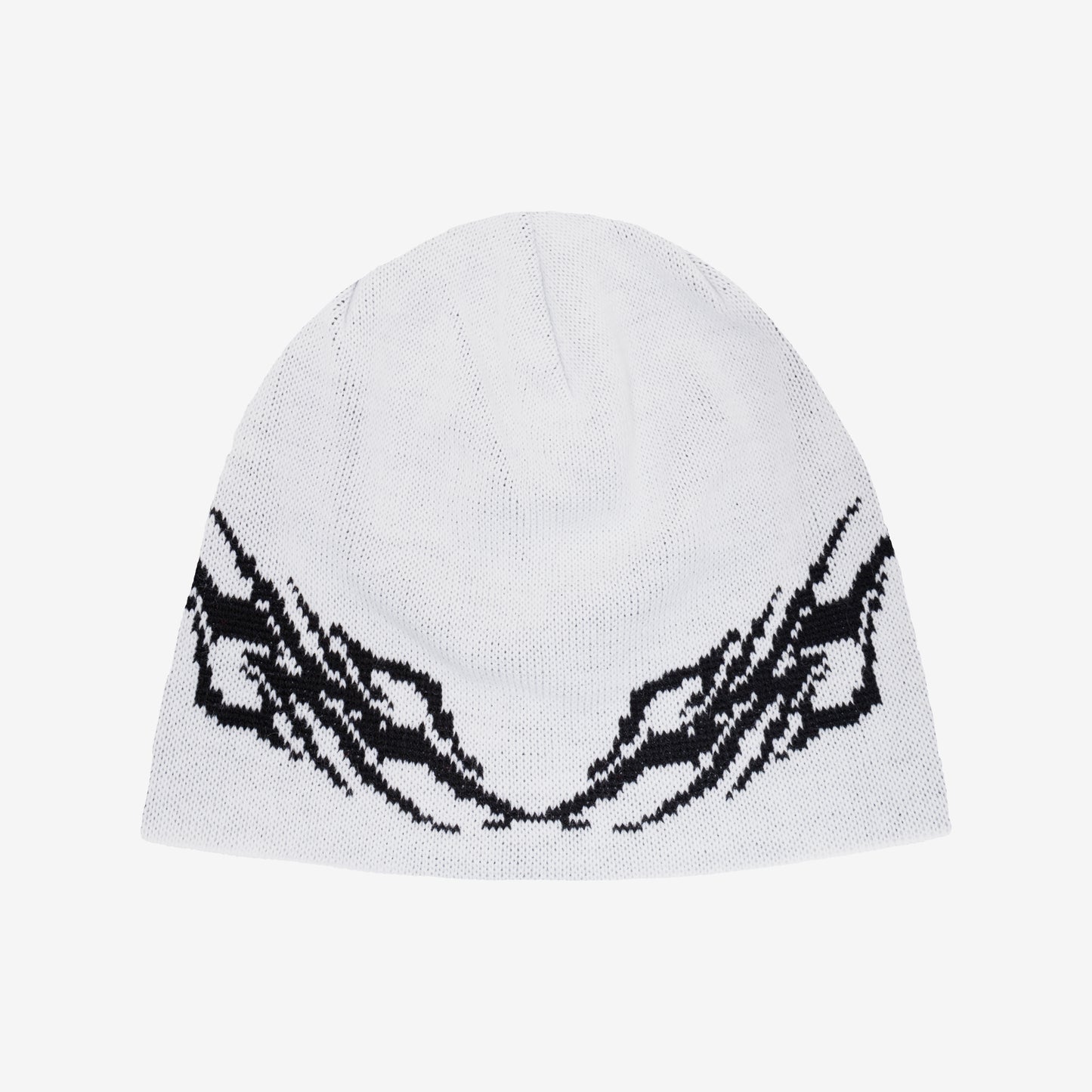 TRIBAL BEANIE WHITE