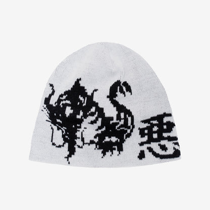 DRAGON WHITE BEANIE