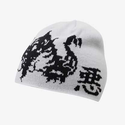 DRAGON WHITE BEANIE