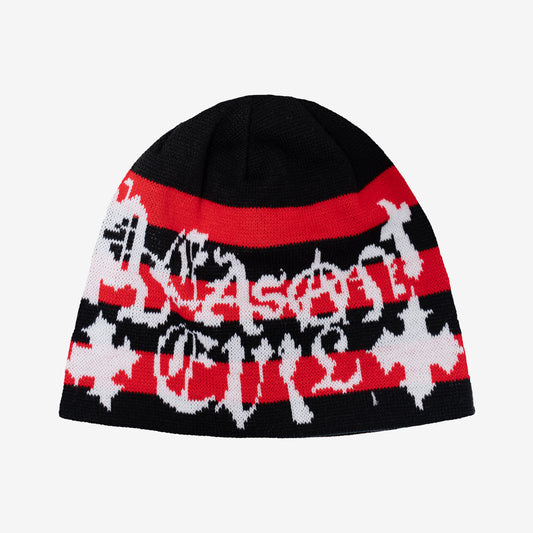 RANSOMNOTE RED BEANIE